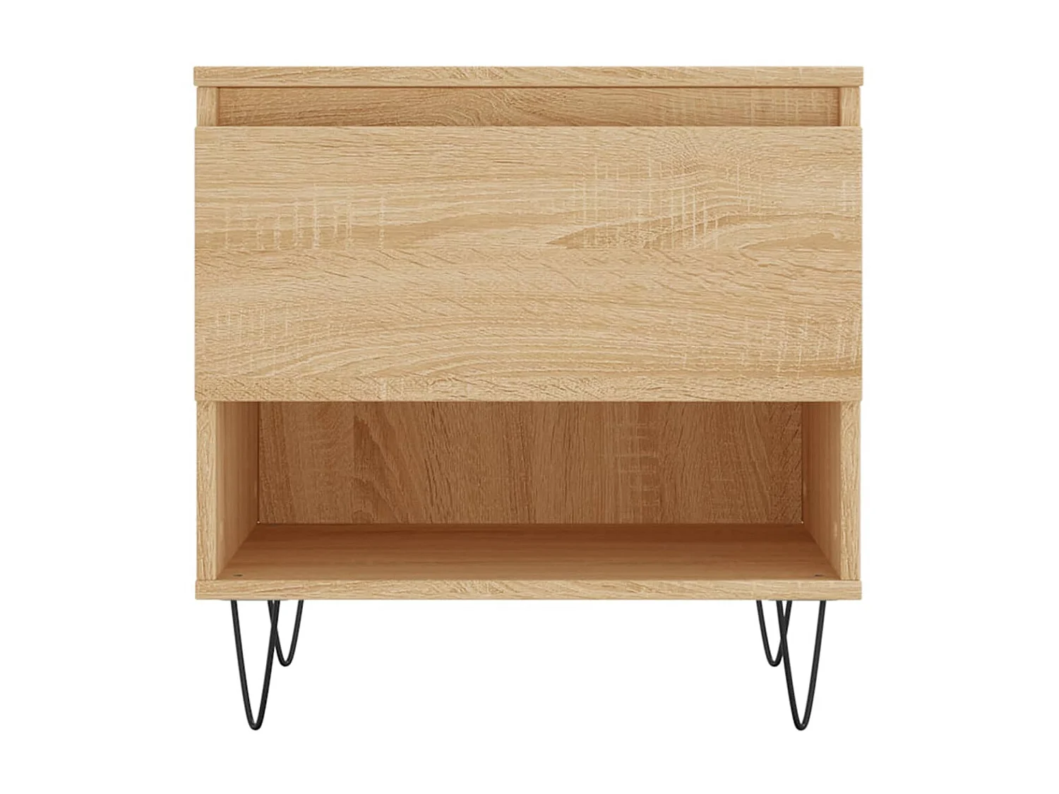 2er-Set Couchtische Beistelltisch Sonoma-Eiche 50x46x50 cm Holzwerkstoff -MN28179