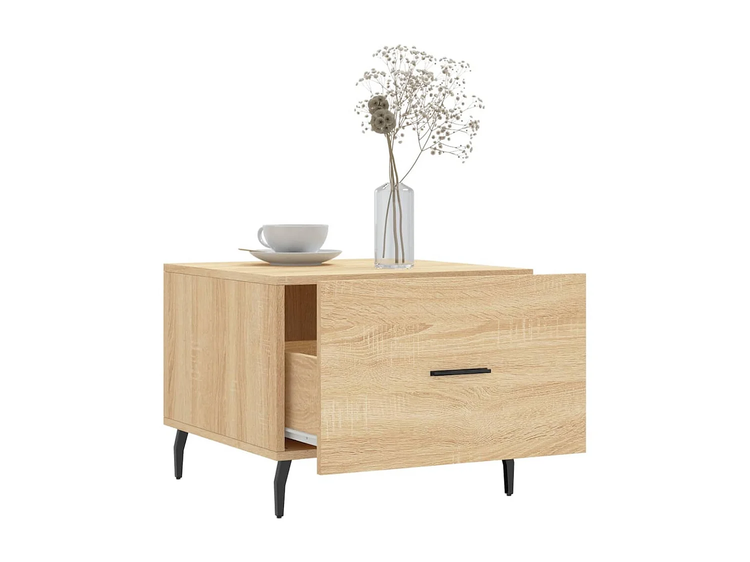 Couchtisch Beistelltisch Sonoma-Eiche 50x50x40 cm Holzwerkstoff -MN96258