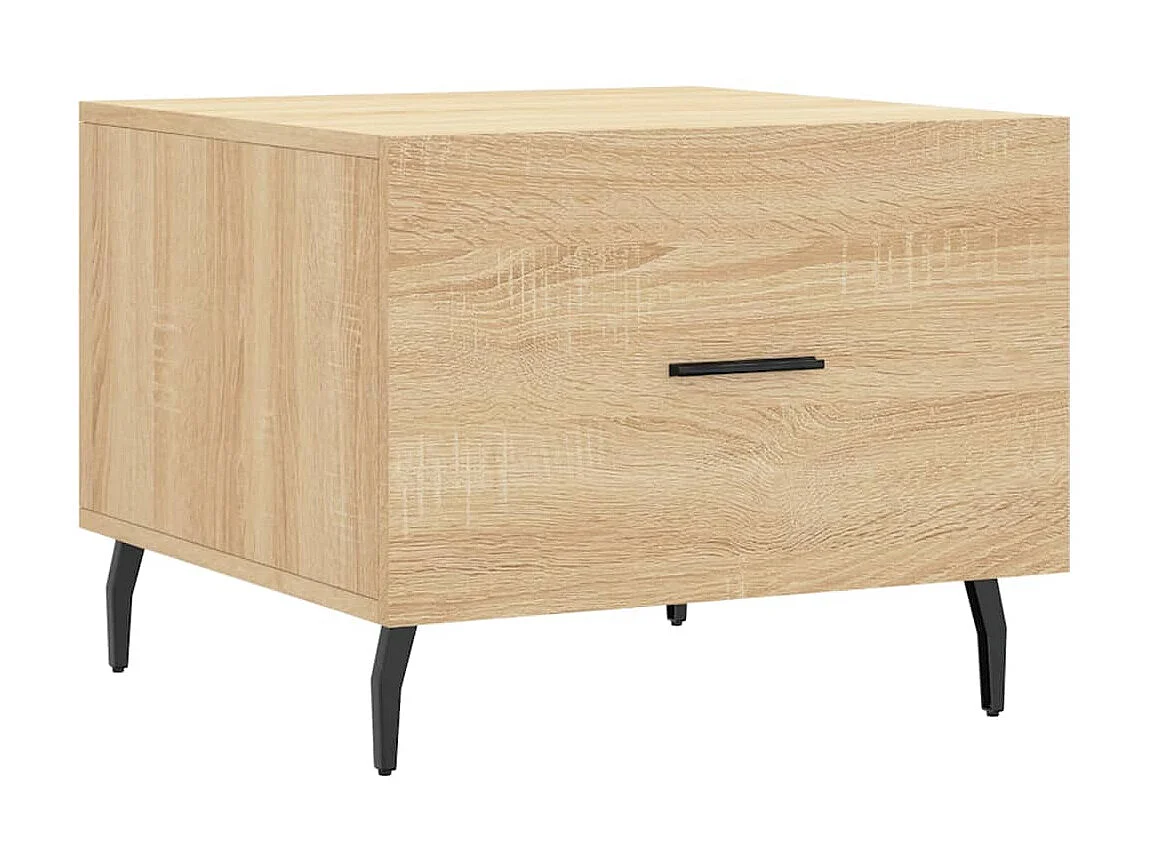 Couchtisch Beistelltisch Sonoma-Eiche 50x50x40 cm Holzwerkstoff -MN96258