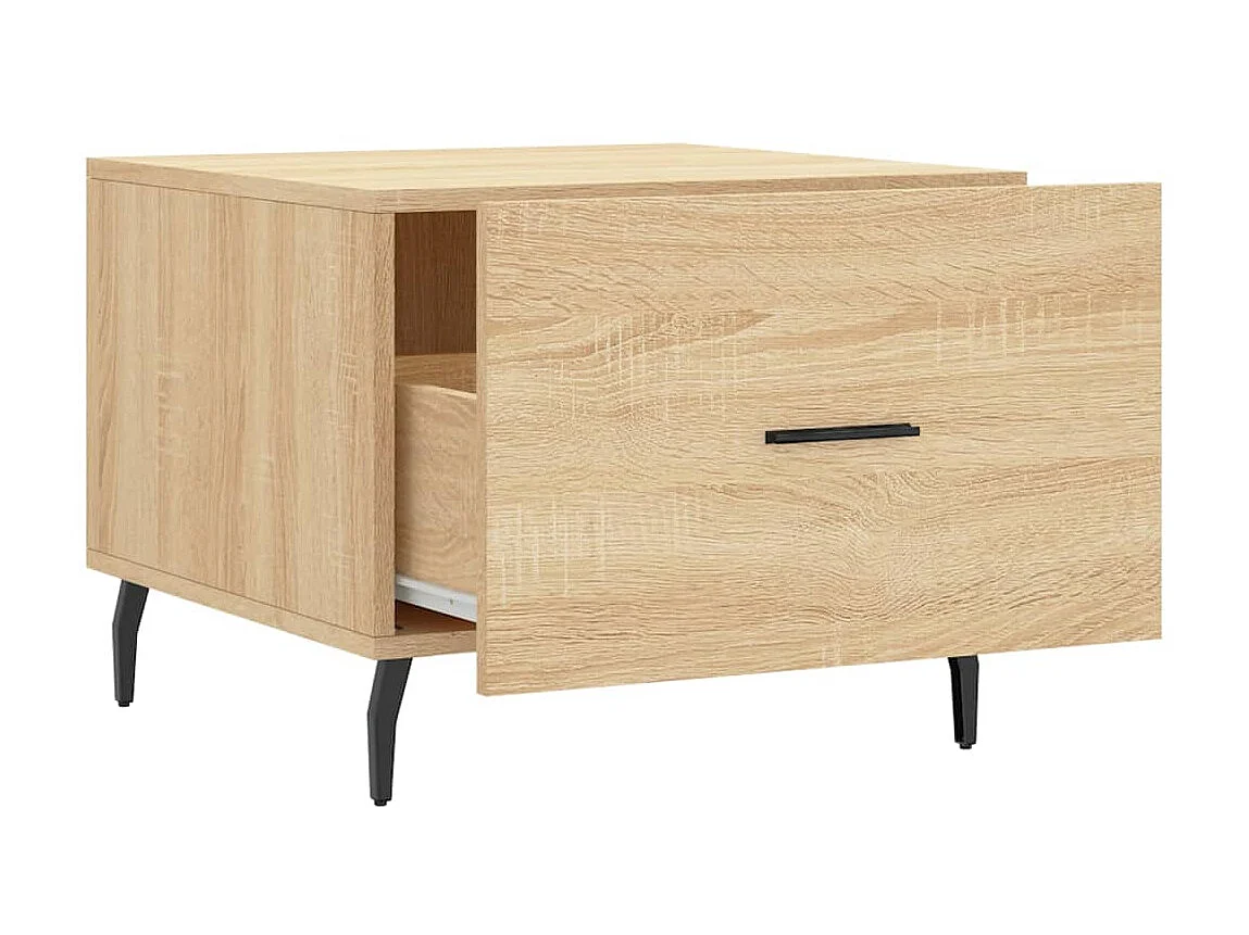 Couchtisch Beistelltisch Sonoma-Eiche 50x50x40 cm Holzwerkstoff -MN96258