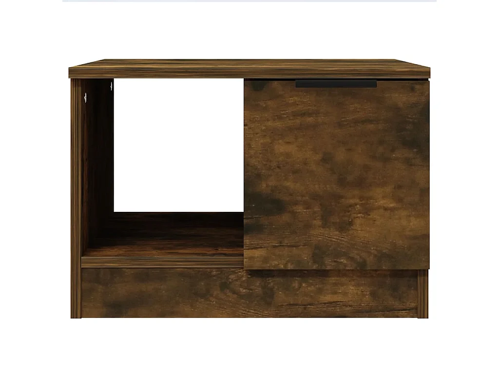 Couchtisch Beistelltisch Räuchereiche 50x50x36 cm Holzwerkstoff -MN38656