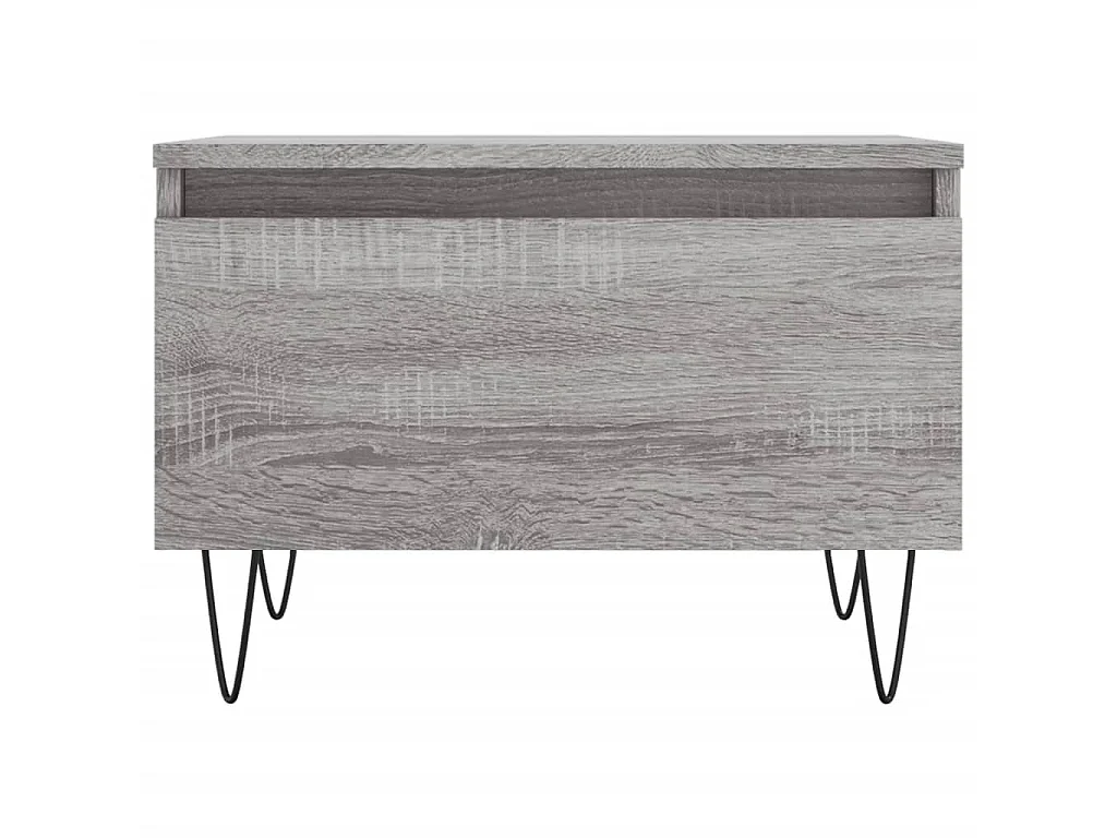 2er-Set Couchtische Beistelltisch Grau Sonoma 50x46x35 cm Holzwerkstoff -MN38763