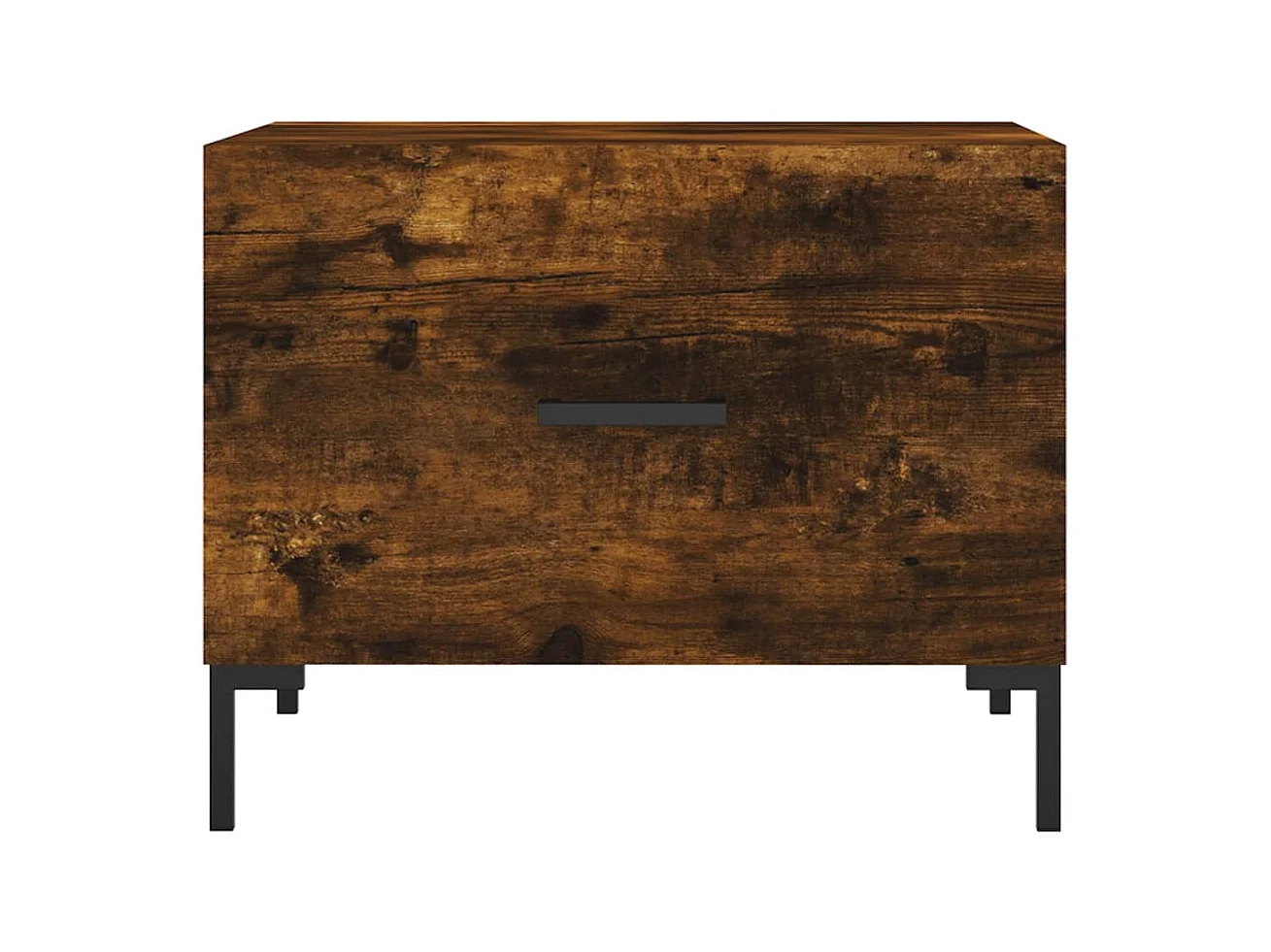 Couchtisch Beistelltisch Räuchereiche 50x50x40 cm Holzwerkstoff -MN71969
