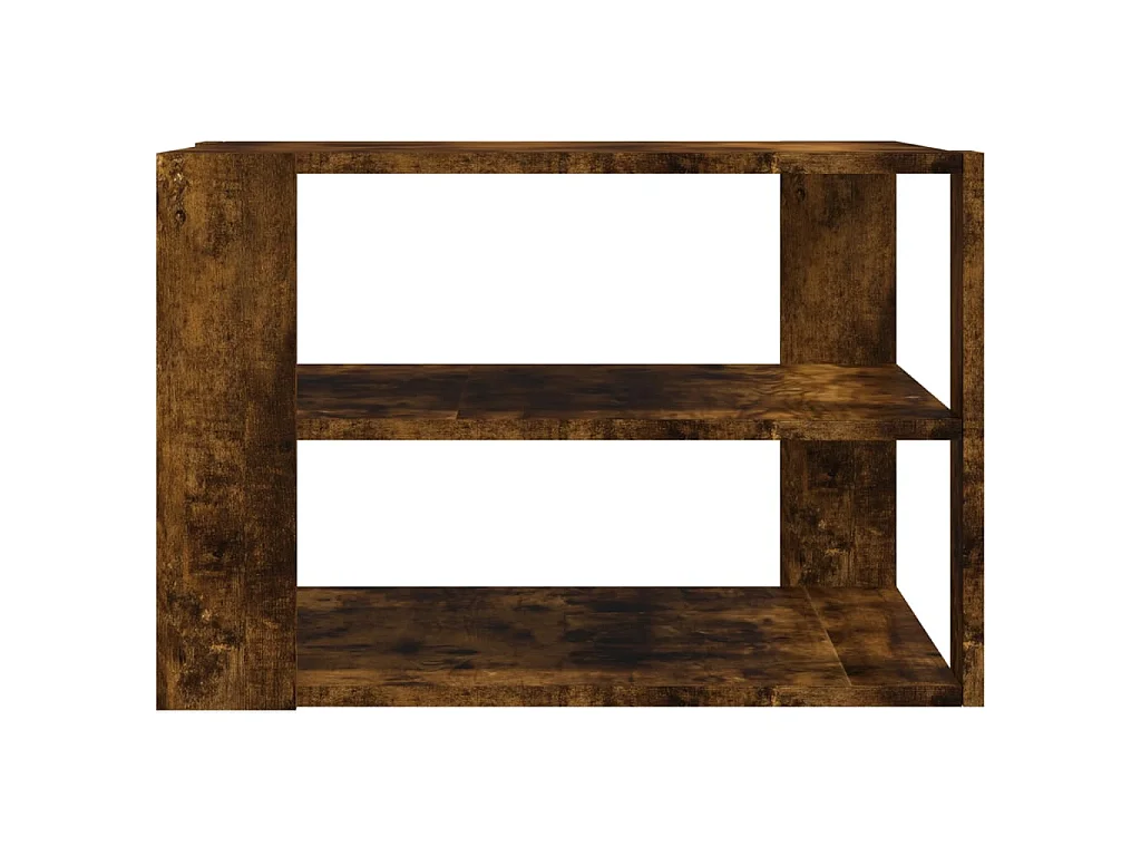 Couchtisch Beistelltisch Räuchereiche 59,5x59,5x40 cm Holzwerkstoff -MN10718