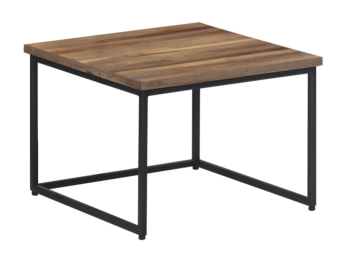 2er-Set Satztische Couchtische Massivholz Teak -MN40474