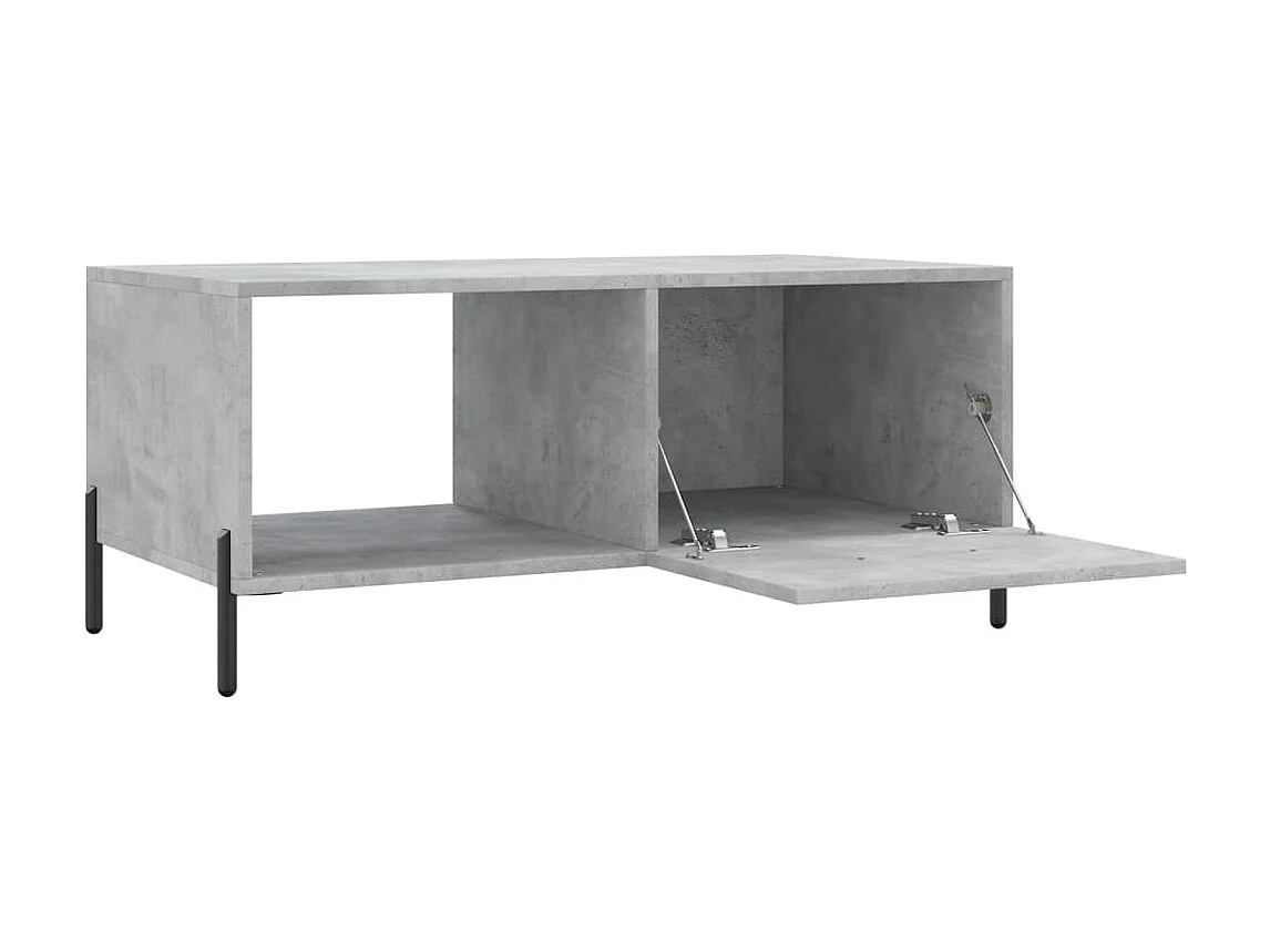 Couchtisch Beistelltisch Betongrau 90x50x40 cm Holzwerkstoff -MN14941