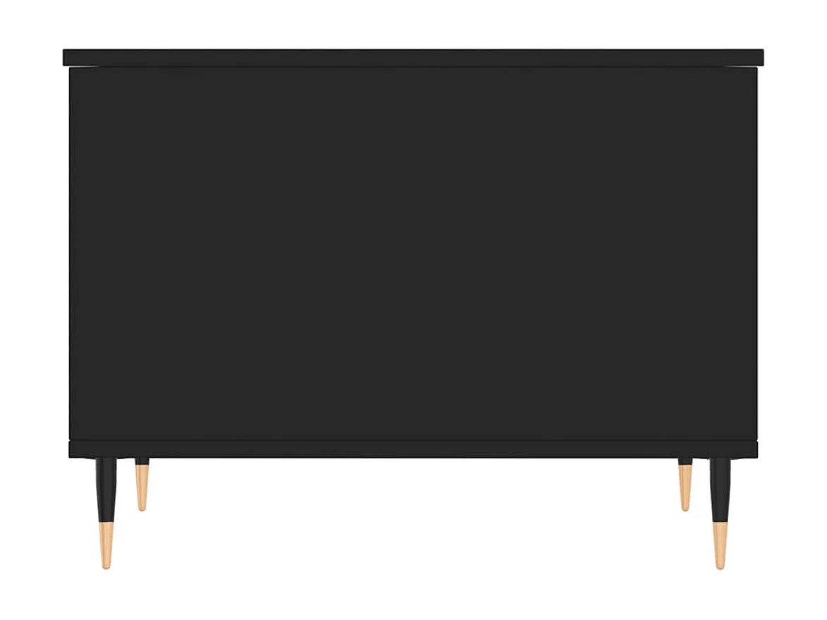 Couchtisch Beistelltisch Schwarz 60x44,5x45 cm Holzwerkstoff -MN55860