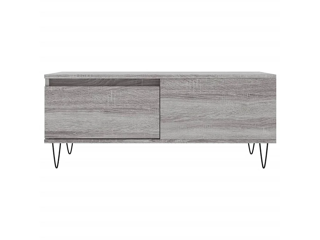 Couchtisch Beistelltisch Grau Sonoma 90x50x36,5 cm Holzwerkstoff -MN27402