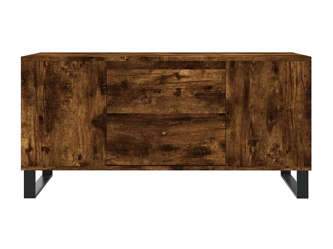 Couchtisch Beistelltisch Räuchereiche 102x44,5x50 cm Holzwerkstoff -MN22409