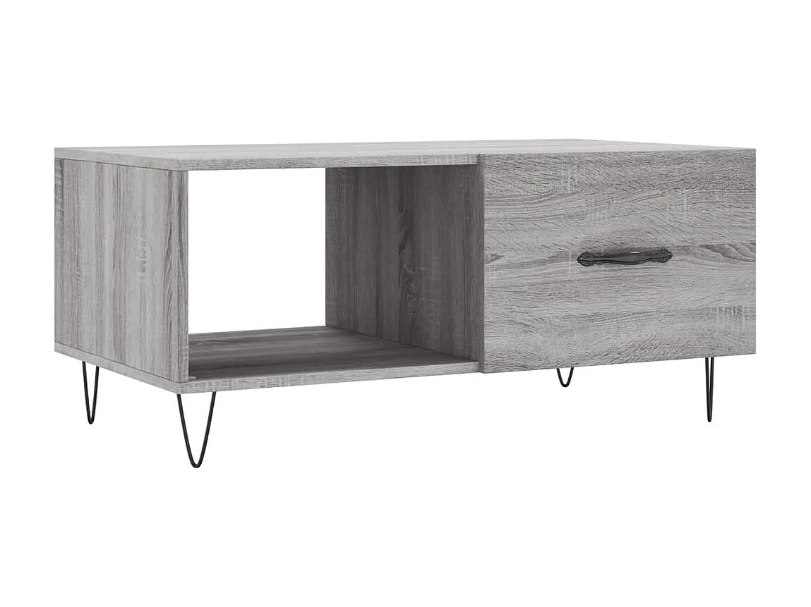 Couchtisch Beistelltisch Grau Sonoma 90x50x40 cm Holzwerkstoff -MN84331