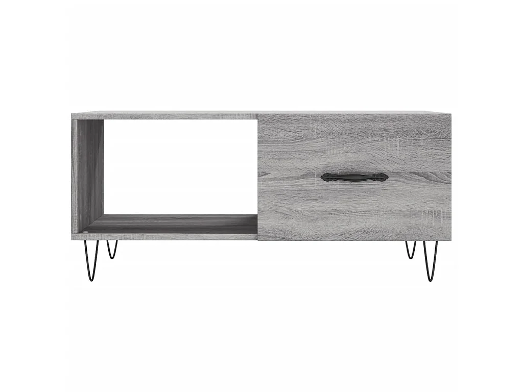 Couchtisch Beistelltisch Grau Sonoma 90x50x40 cm Holzwerkstoff -MN84331