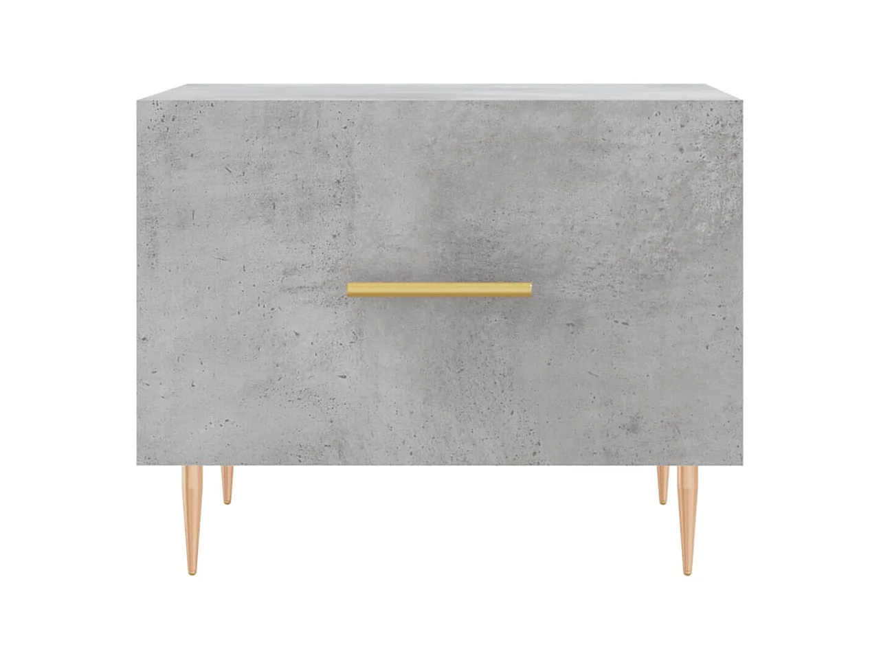 2er-Set Couchtische Beistelltisch Betongrau 50x50x40 cm Holzwerkstoff -MN86740