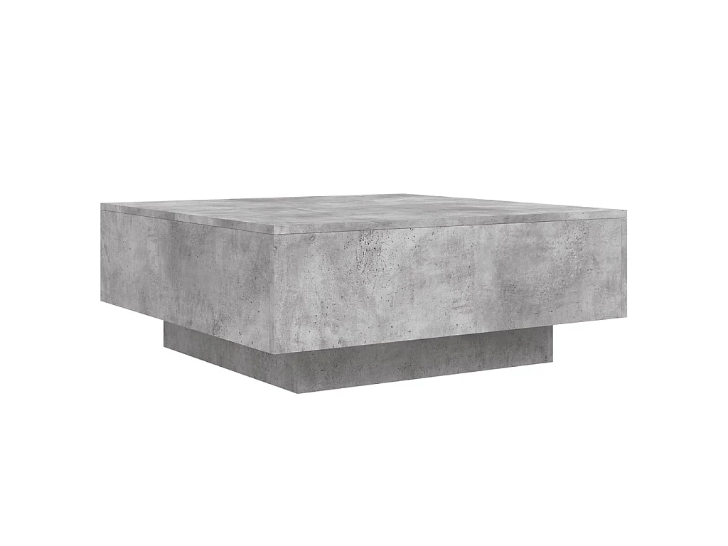 Couchtisch Beistelltisch Betongrau 80x80x31 cm Holzwerkstoff -MN47838