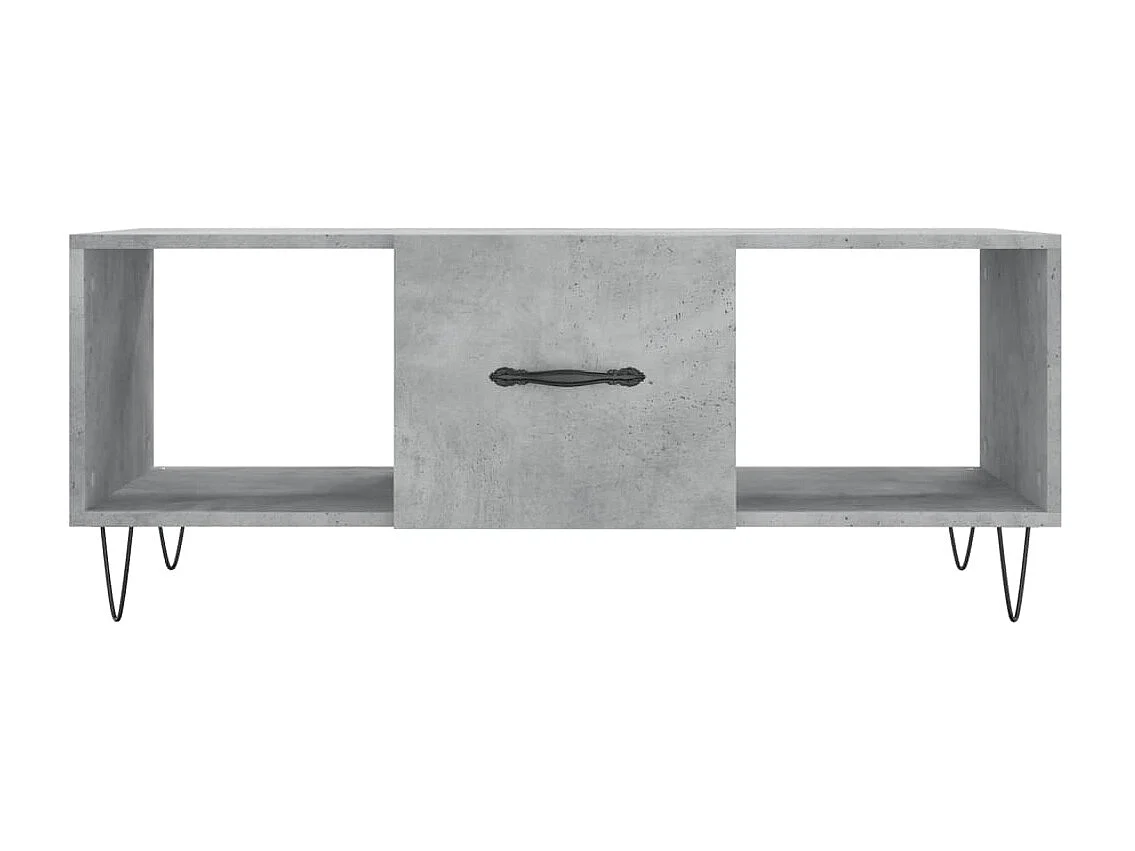 Couchtisch Beistelltisch Betongrau 102x50x40 cm Holzwerkstoff -MN50287