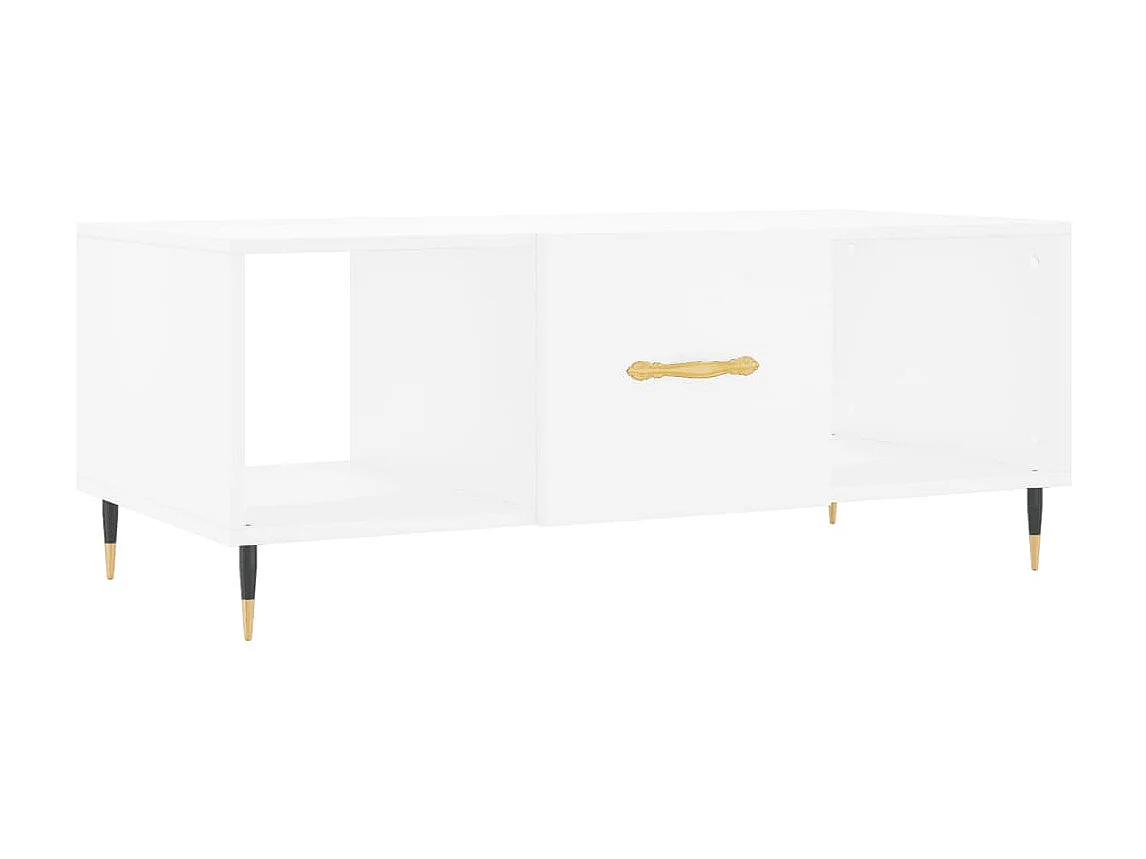 Couchtisch Beistelltisch Weiß 102x50x40 cm Holzwerkstoff -MN27430