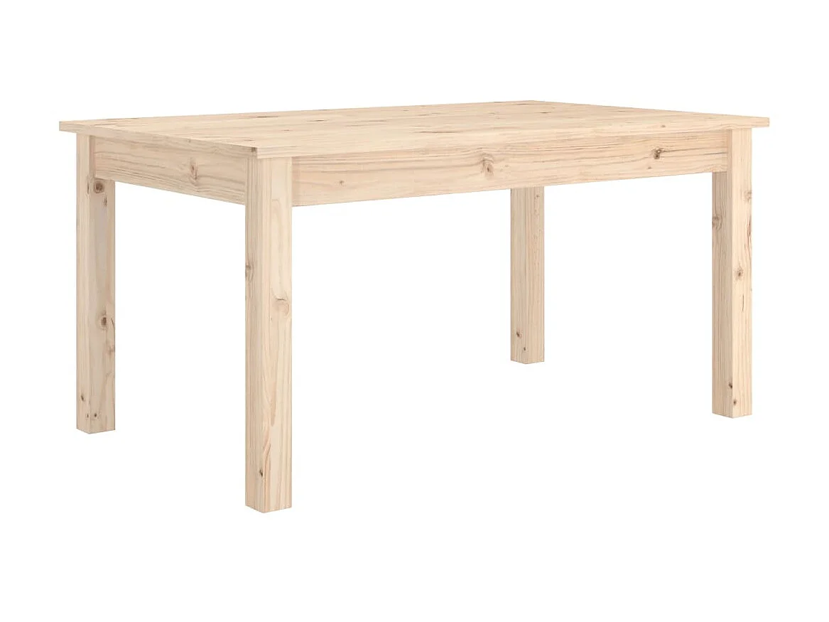 Couchtisch Beistelltisch 80x50x40 cm Massivholz Kiefer -MN17295