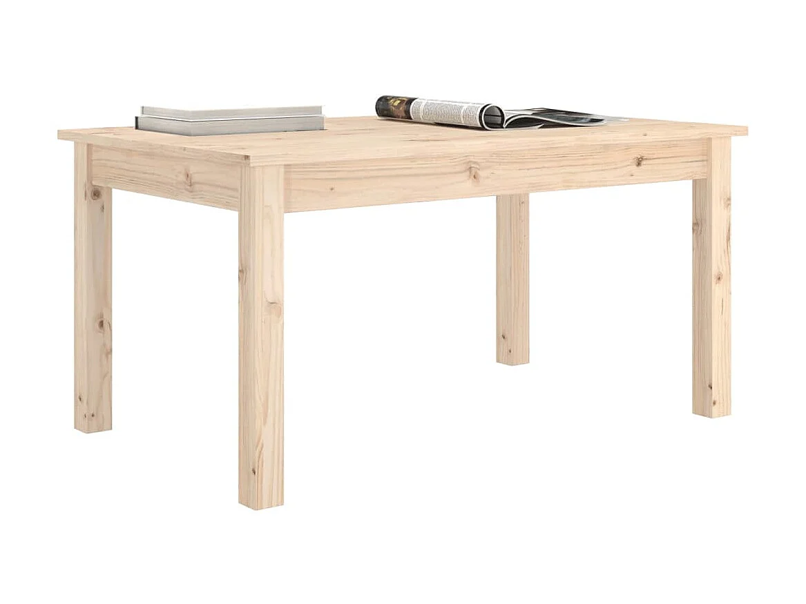 Couchtisch Beistelltisch 80x50x40 cm Massivholz Kiefer -MN17295