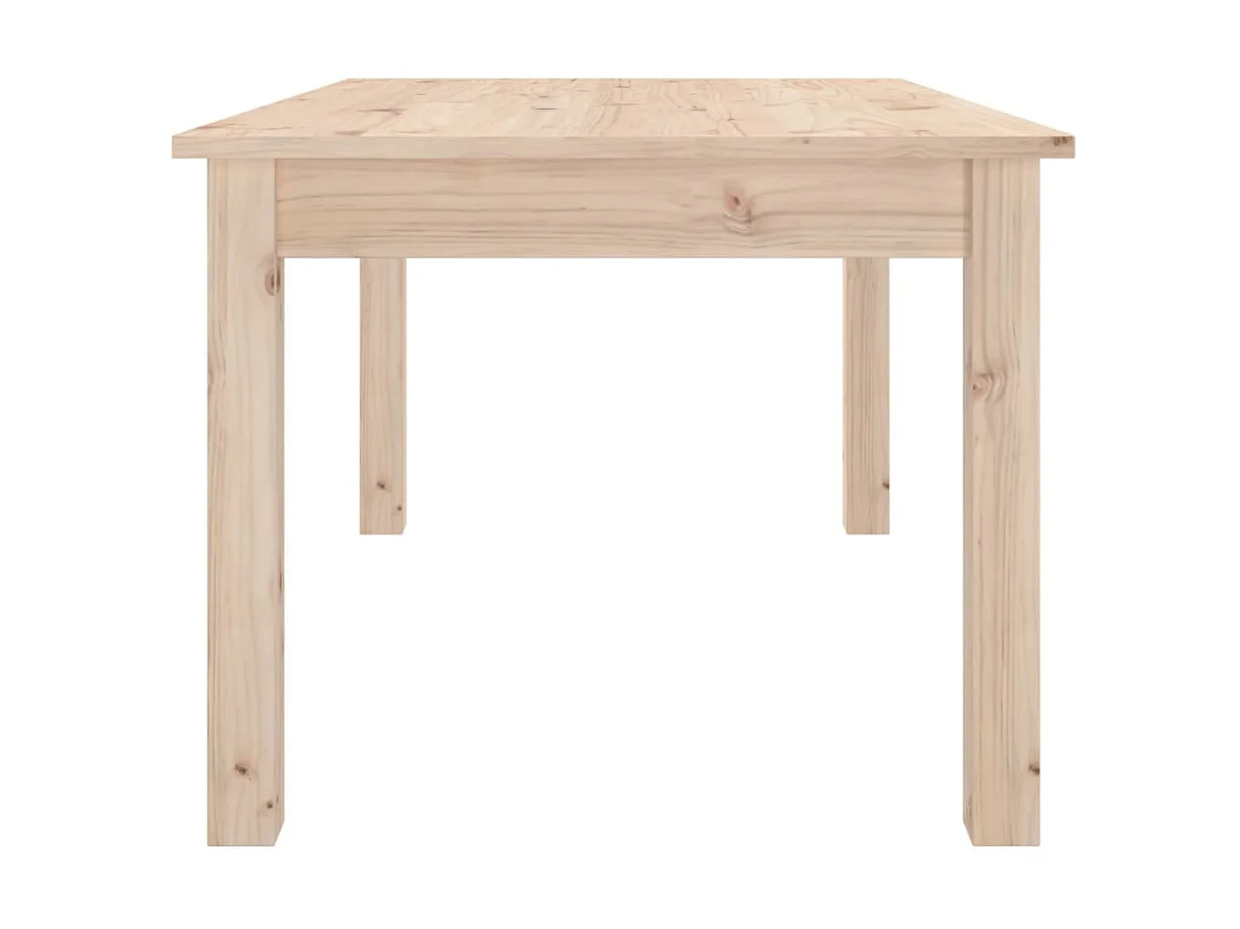 Couchtisch Beistelltisch 80x50x40 cm Massivholz Kiefer -MN17295