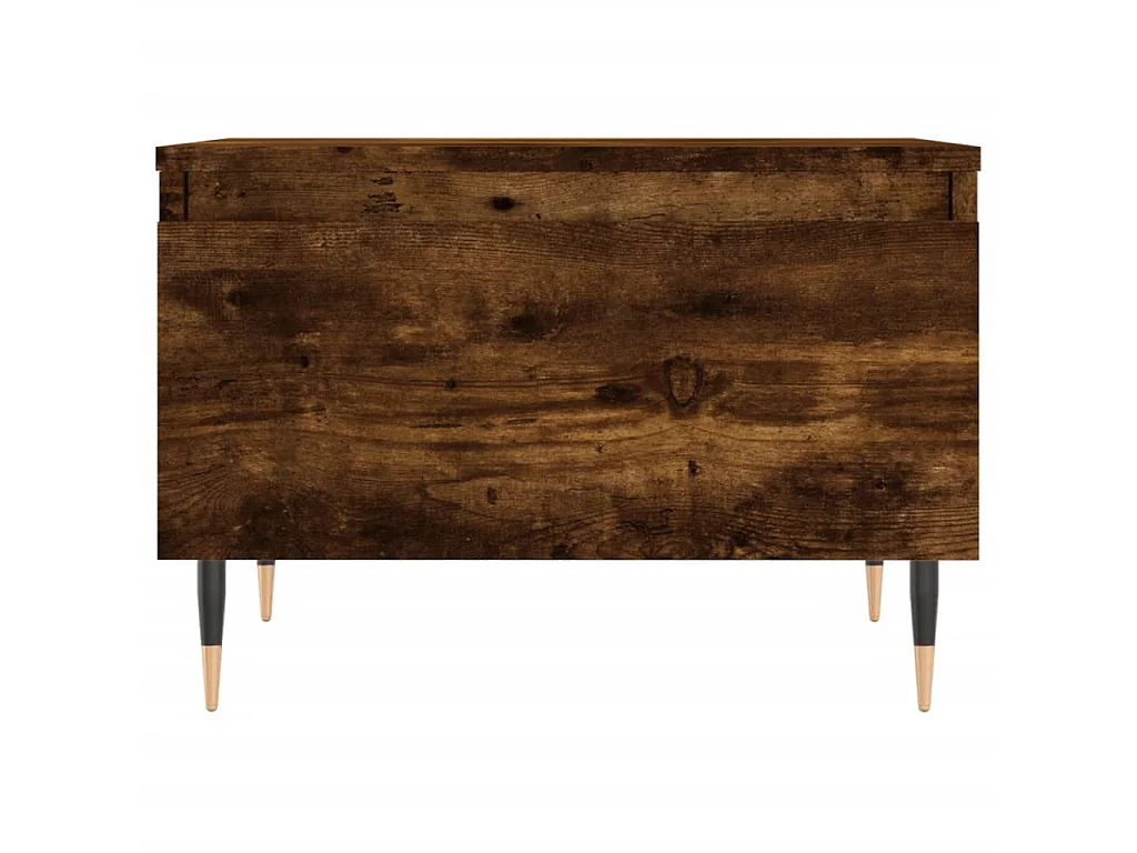 2er-Set Couchtische Beistelltisch Räuchereiche 50x46x35 cm Holzwerkstoff -MN15904