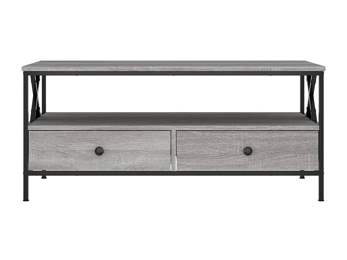 Couchtisch Beistelltisch Grau Sonoma 100x51x45 cm Holzwerkstoff -MN80037