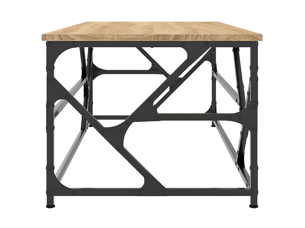 Couchtisch Beistelltisch Sonoma-Eiche 100x50x40 cm Holzwerkstoff -MN76364