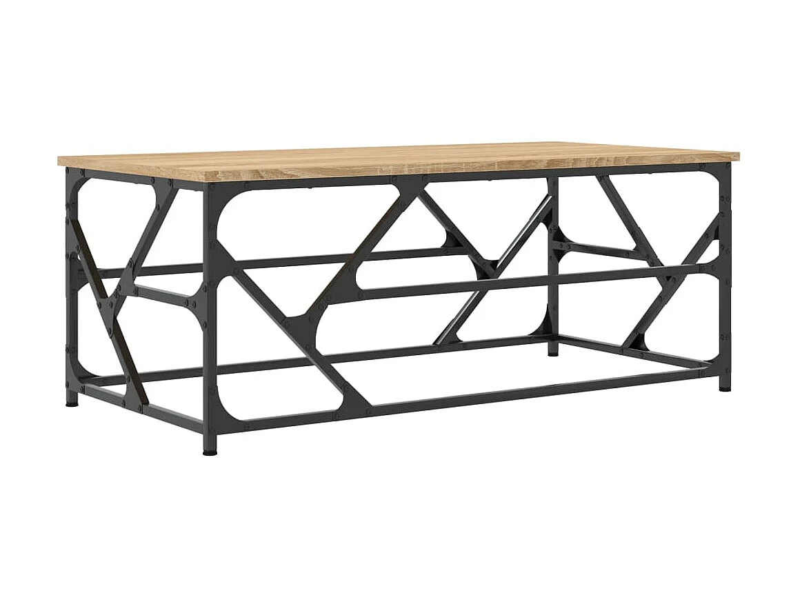 Couchtisch Beistelltisch Sonoma-Eiche 100x50x40 cm Holzwerkstoff -MN76364