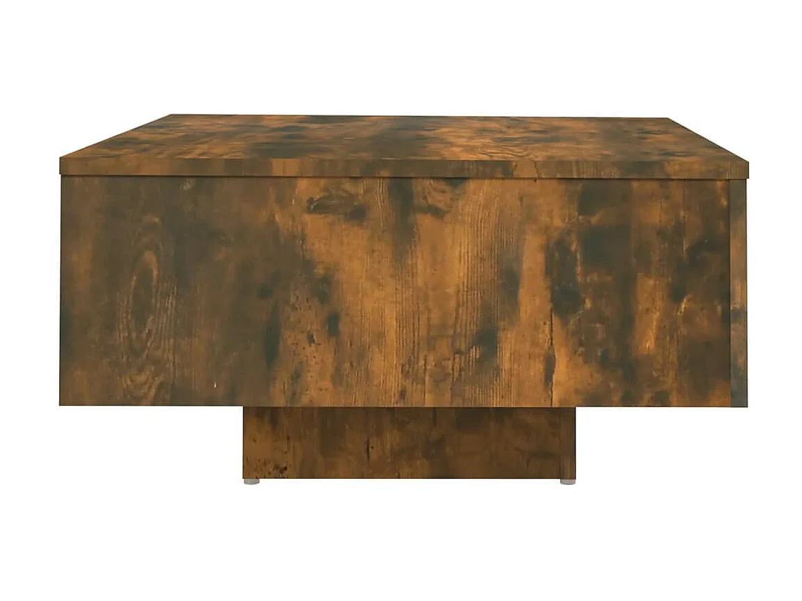 Couchtisch Beistelltisch Räuchereiche 60x60x31,5 cm Holzwerkstoff -MN18591