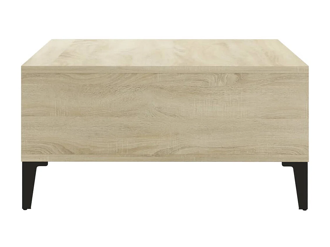 Couchtisch Beistelltisch Sonoma-Eiche 60x60x30 cm Holzwerkstoff -MN20843