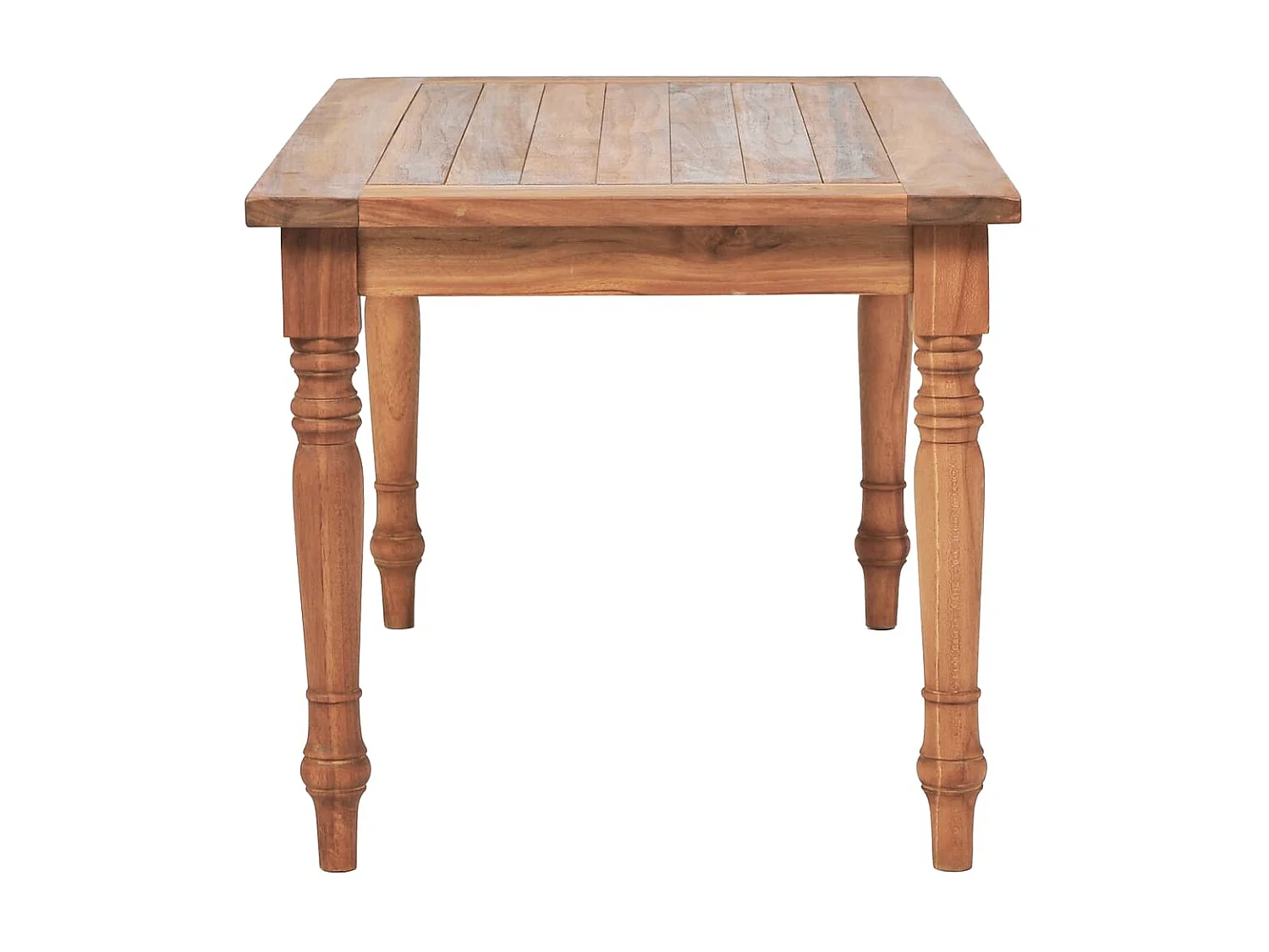 Batavia Couchtisch,Beistelltisch Kolonialstil Teak 90 x 50 x 45 cm -MN36600