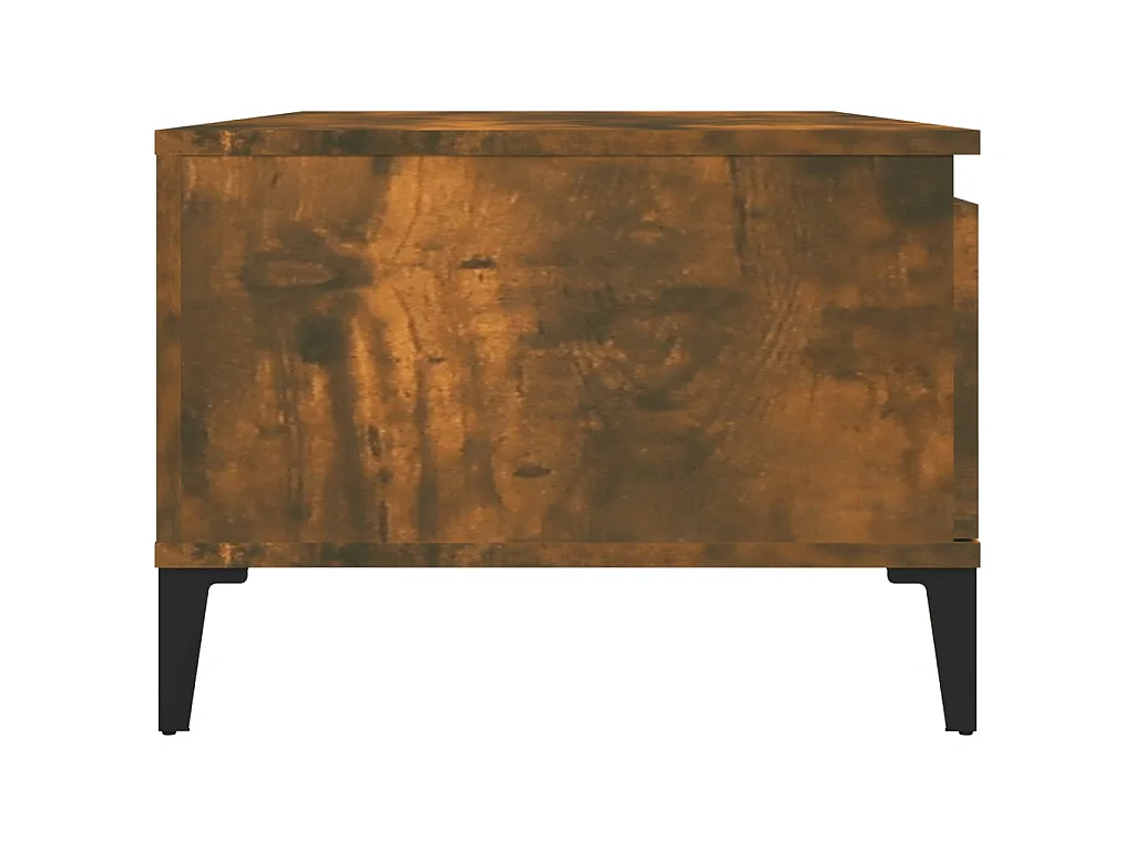 Couchtisch Beistelltisch Räuchereiche 90x50x36,5 cm Holzwerkstoff -MN63410