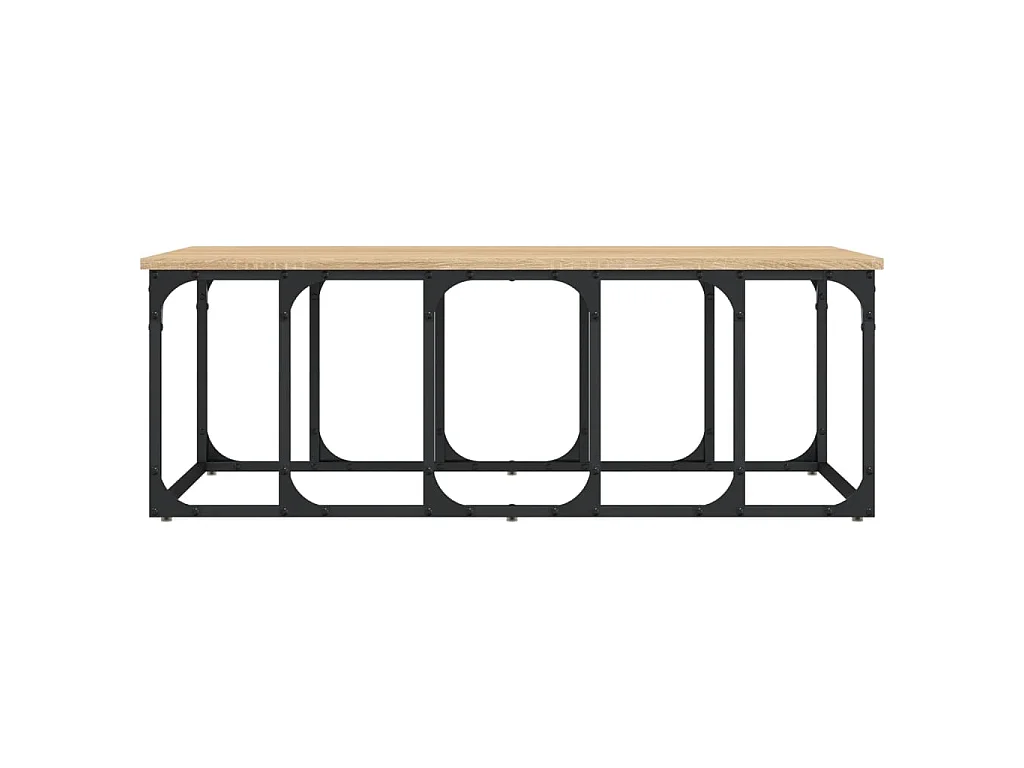 Couchtisch Beistelltisch Sonoma-Eiche 100x50x35,5 cm Holzwerkstoff -MN68126