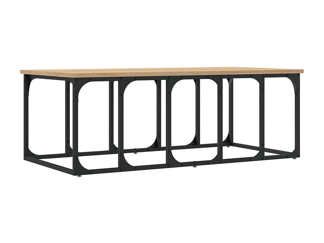 Couchtisch Beistelltisch Sonoma-Eiche 100x50x35,5 cm Holzwerkstoff -MN68126