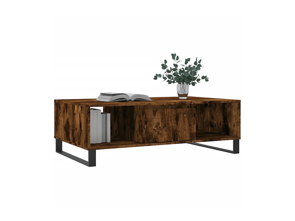 Couchtisch Beistelltisch Räuchereiche 104x60x35 cm Holzwerkstoff -MN55065