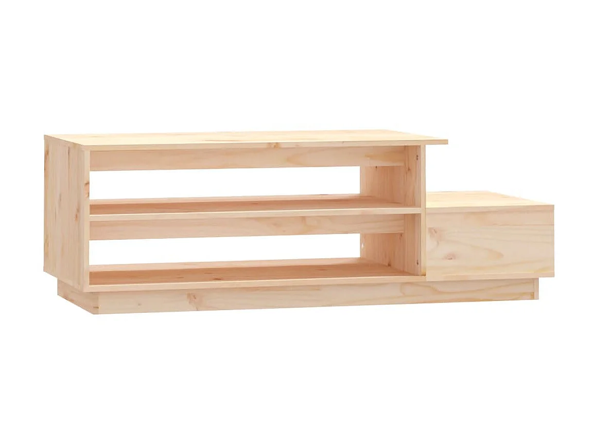 Couchtisch Beistelltisch 120x50x40,5 cm Massivholz Kiefer -MN48166