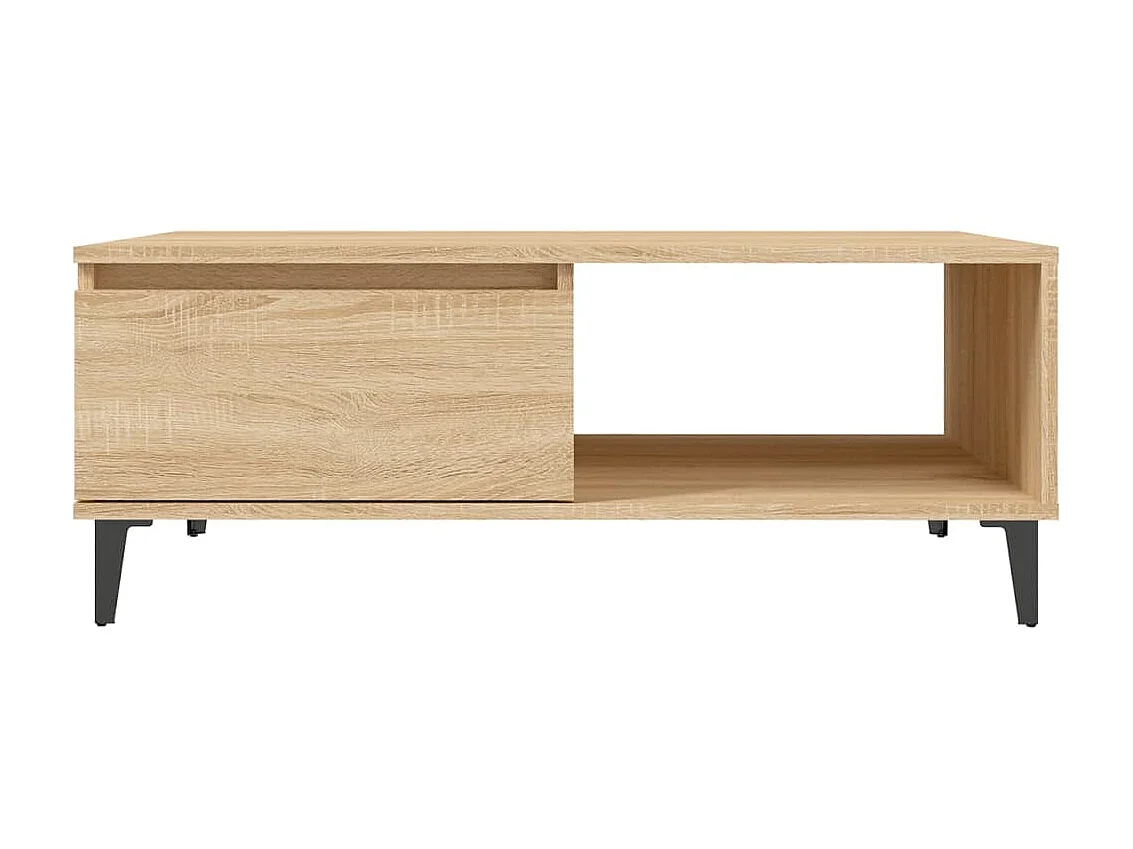 Couchtisch Beistelltisch Sonoma-Eiche 90x60x35 cm Holzwerkstoff -MN72096