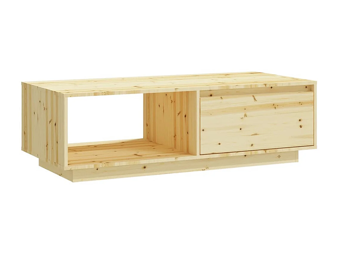 Couchtisch Beistelltisch 110x50x33,5 cm Massivholz Tanne -MN44013