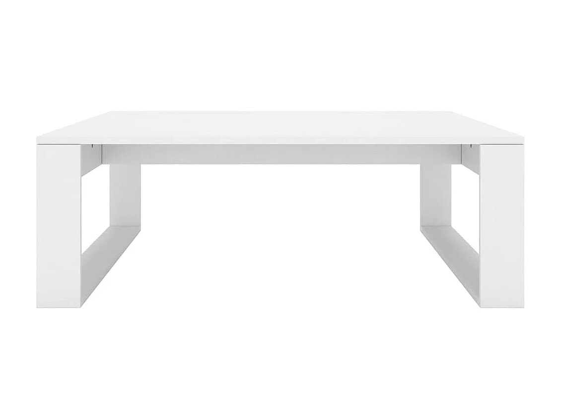 Couchtisch Beistelltisch Weiß 100x100x35 cm Holzwerkstoff -MN49825