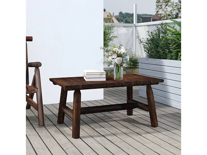 Couchtisch Beistelltisch 90x50x41 cm Massivholz Fichte -MN53866