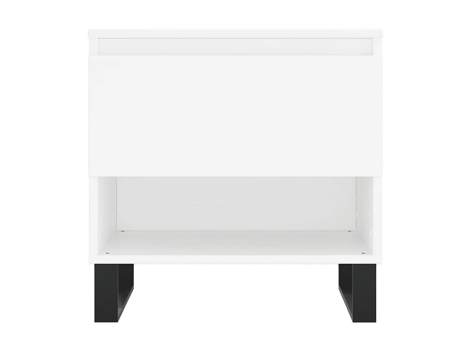 2er-Set Couchtische Beistelltisch Weiß 50x46x50 cm Holzwerkstoff -MN45107