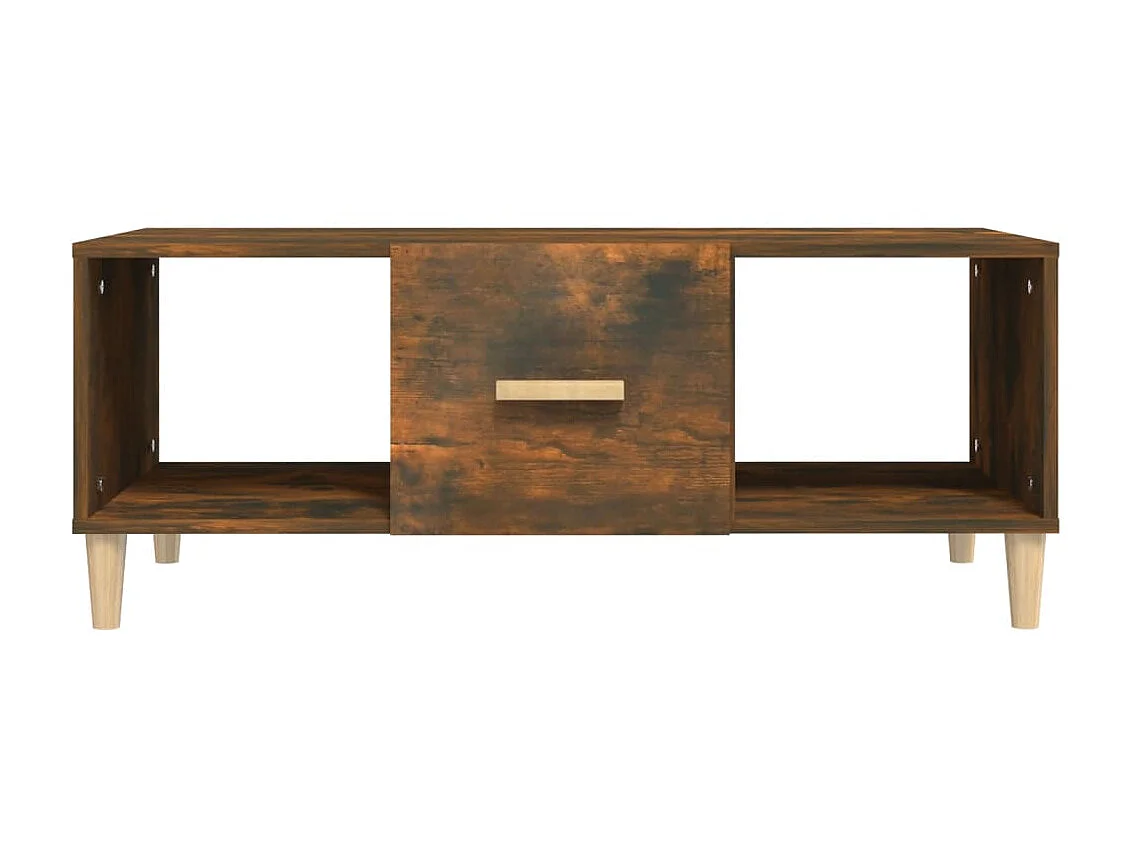 Couchtisch Beistelltisch Räuchereiche 102x50x40 cm Holzwerkstoff -MN59326