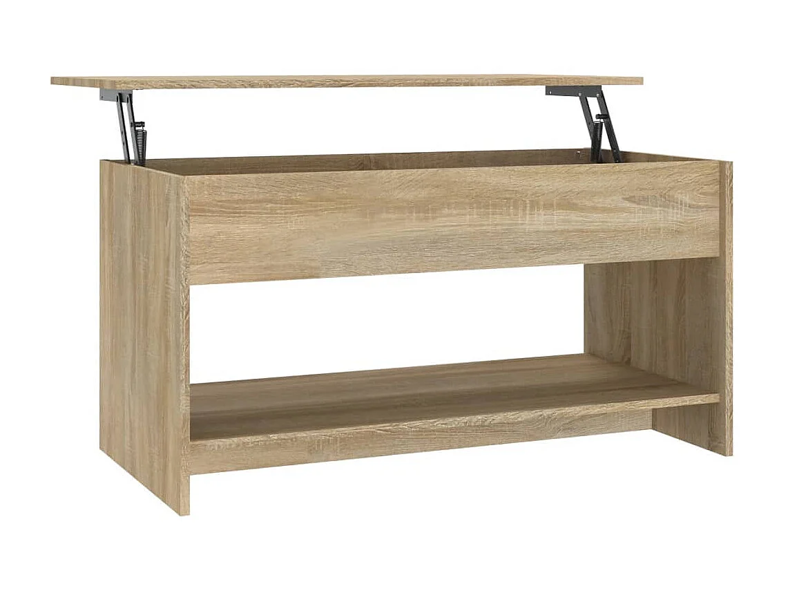 Couchtisch Beistelltisch Sonoma-Eiche 102x50x52,5 cm Holzwerkstoff -MN15490