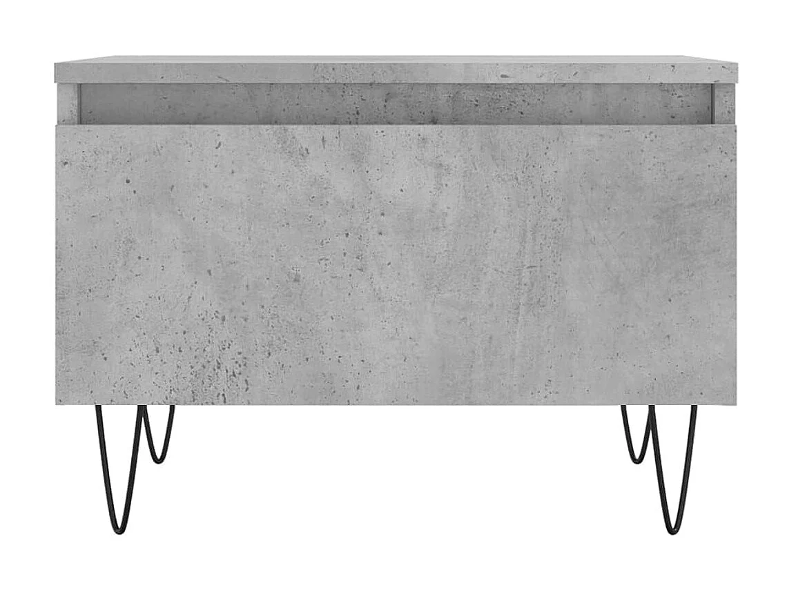 2er-Set Couchtische Beistelltisch Betongrau 50x46x35 cm Holzwerkstoff -MN89567