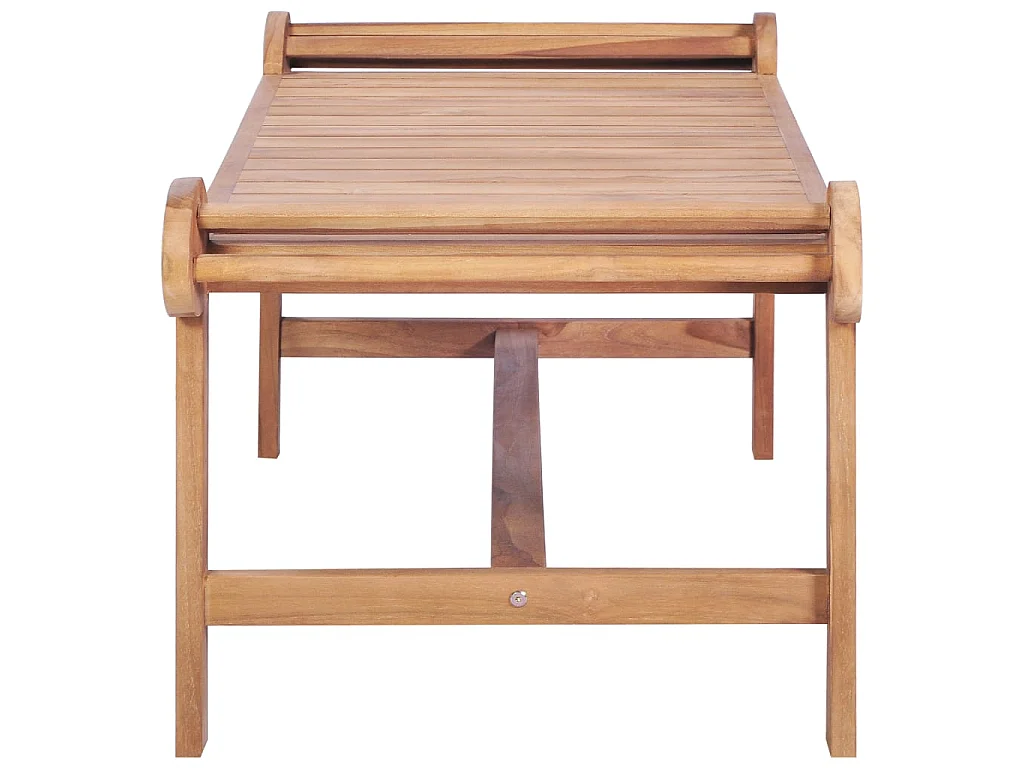 Couchtisch Beistelltisch 100 x 50 x 45 cm Teak Massiv -MN77557