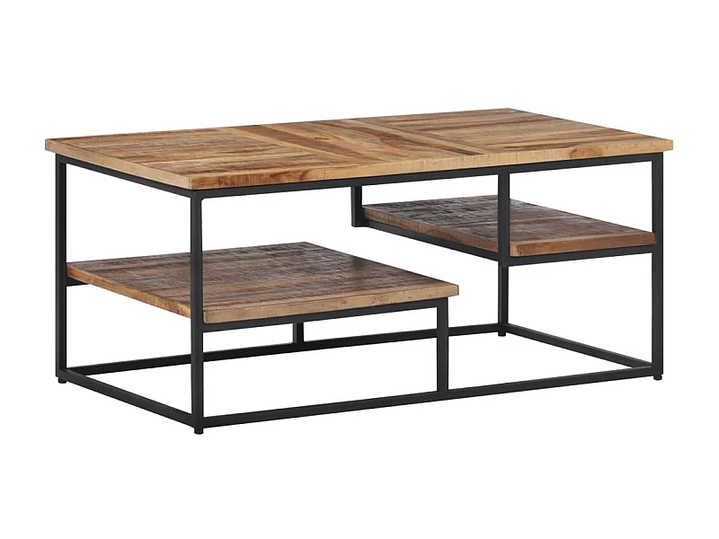 Couchtisch Beistelltisch 90x50x39 cm Recyceltes Massivholz Teak -MN23876