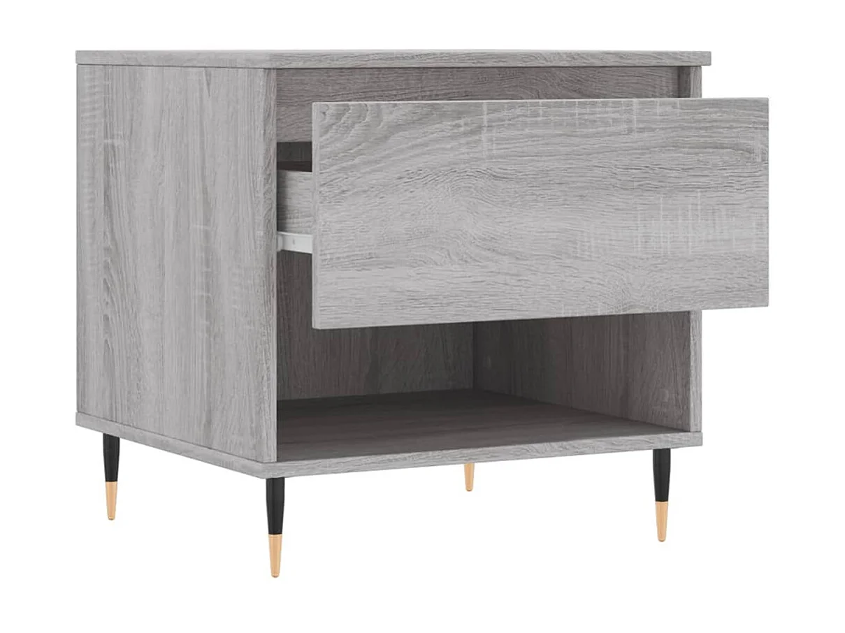Couchtisch Beistelltisch Grau Sonoma 50x46x50 cm Holzwerkstoff -MN53090