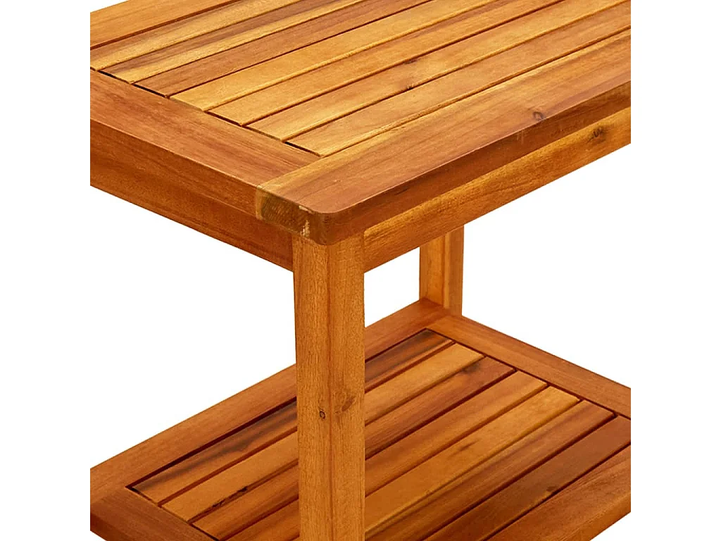 Couchtisch Beistelltisch 50x35x45 cm Massivholz Akazie -MN62279