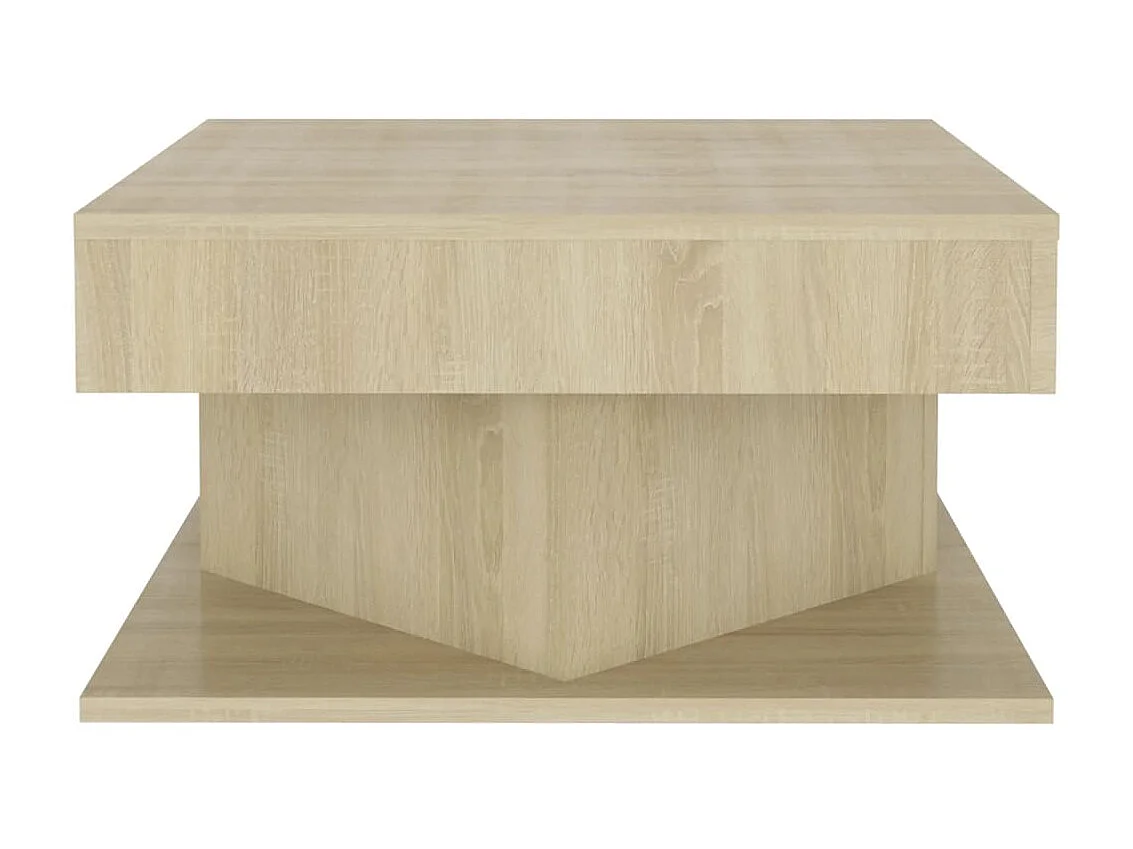 Couchtisch Beistelltisch Sonoma-Eiche 57x57x30 cm Holzwerkstoff -MN51483