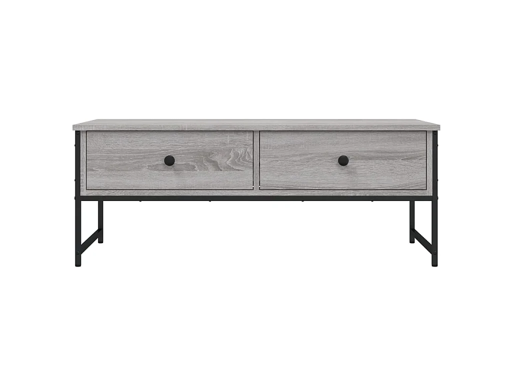 Couchtisch Beistelltisch Grau Sonoma 101x49x39,5 cm Holzwerkstoff -MN18030