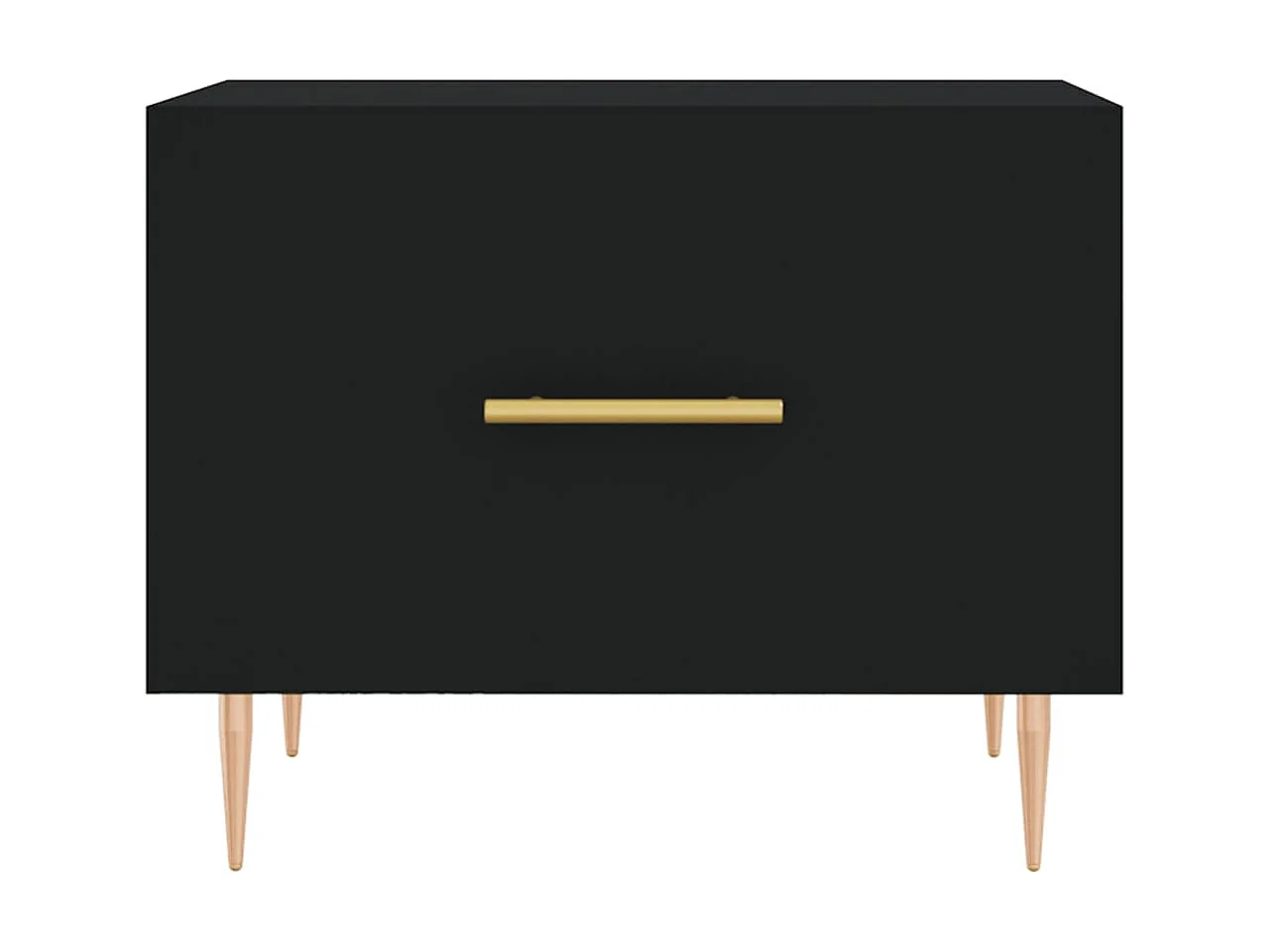 2er-Set Couchtische Beistelltisch Schwarz 50x50x40 cm Holzwerkstoff -MN99240