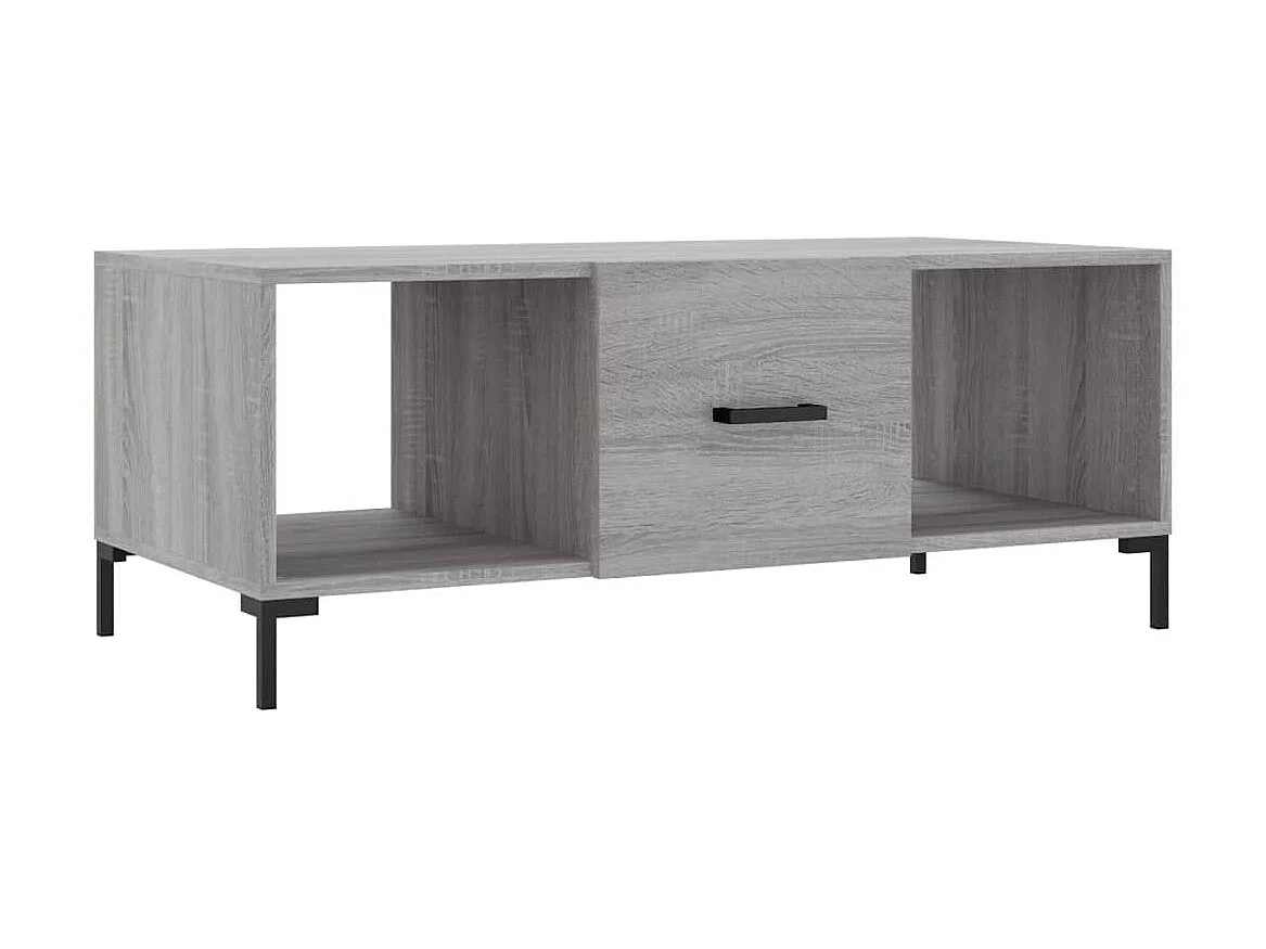 Couchtisch Beistelltisch Grau Sonoma 102x50x40 cm Holzwerkstoff -MN78154